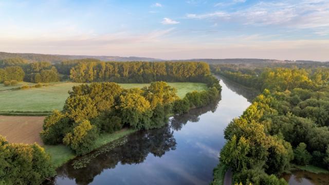 Le Canal de Nantes à Brest vue en drone