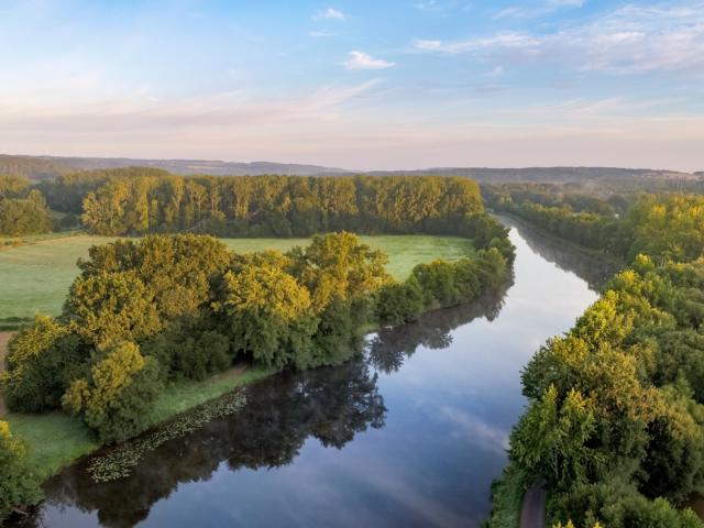 Le Canal de Nantes à Brest vue en drone