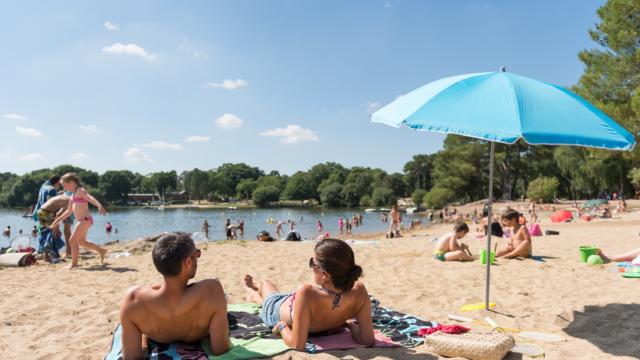 Spiaggia di Lac De Trémelin - Brocéliande - Bretagna