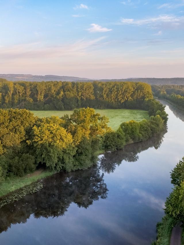 Le Canal de Nantes à Brest vue en drone