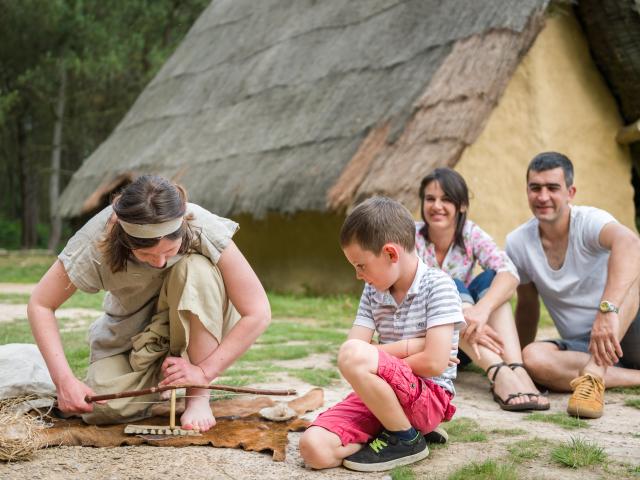 The path of discovery of the archeology in the Menhirs of Monteneuf (July 2016)