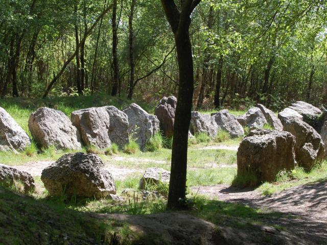 jardin aux moines site mégalithique en forêt de Brocéliande