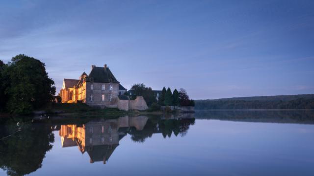 étang et abbaye de Paimpont