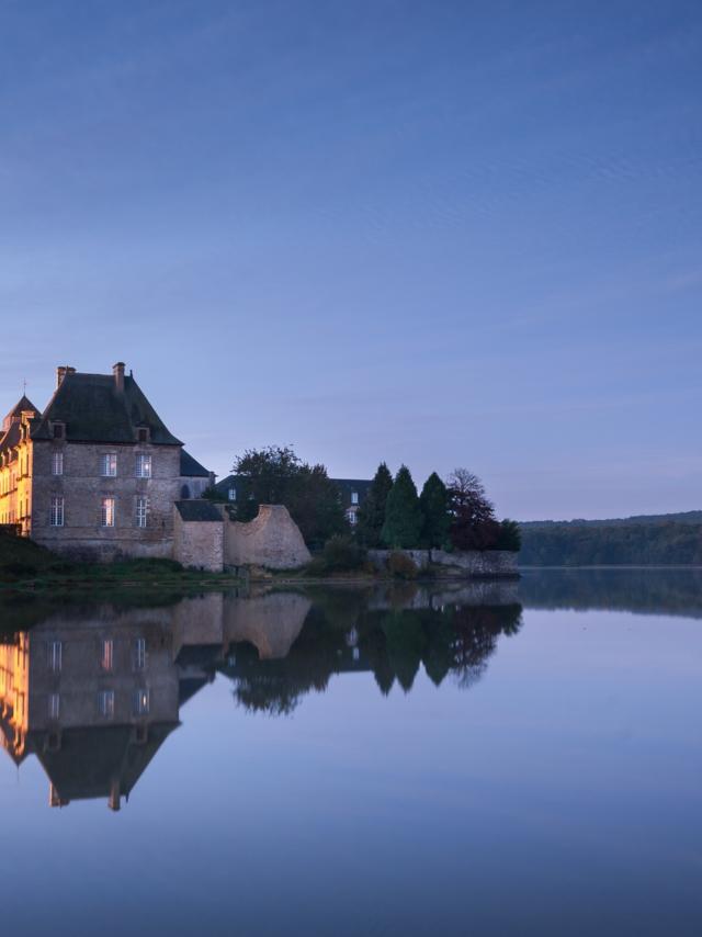 étang et abbaye de Paimpont