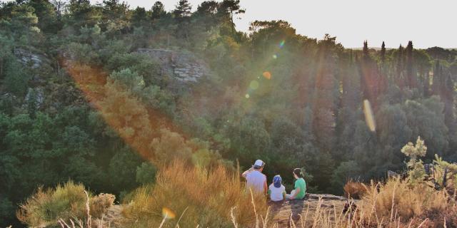 Sonnenuntergang im Vallon De La Chambre Au Loup - Familie