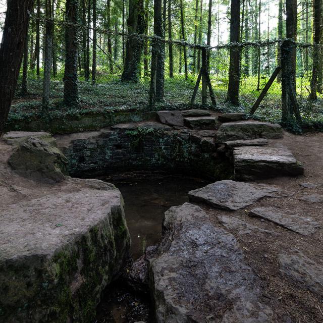 Fontein van de jeugd in Brocéliande