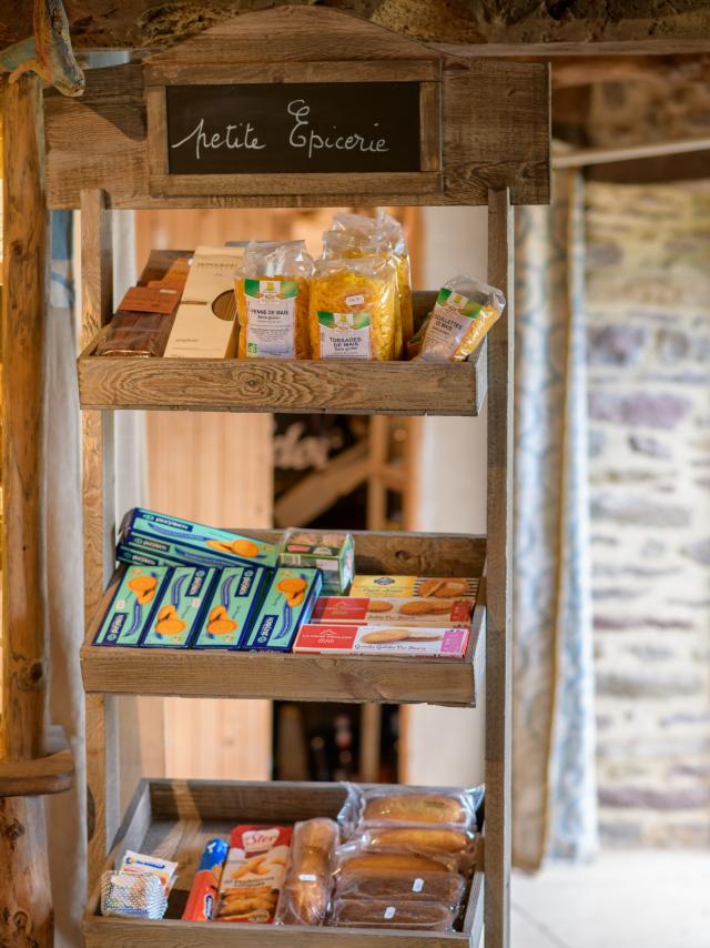 Lokale producten in het Maison des Sources in Tréhorenteuc