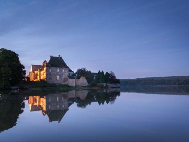 étang et abbaye de Paimpont