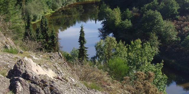 Landschaft des Vallon De La Chambre Au Loup