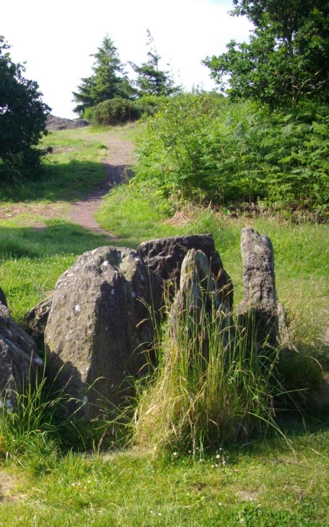 Hôtié de Viviane, legendäre Stätte Brocéliande. Bretagne