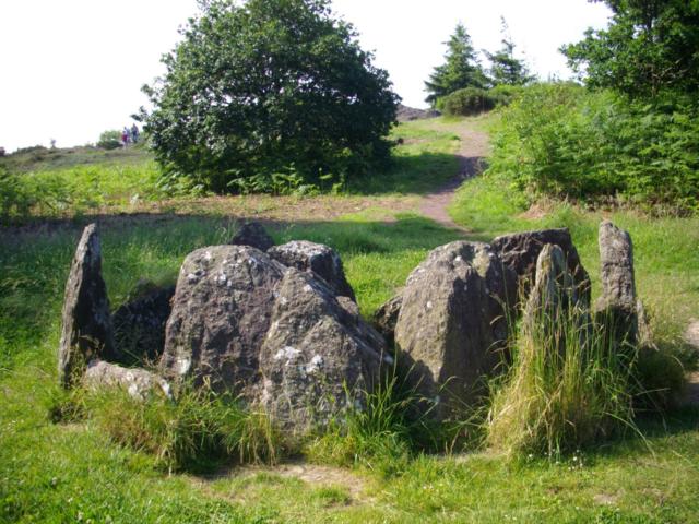 Hôtié de Viviane, legendäre Stätte Brocéliande. Bretagne