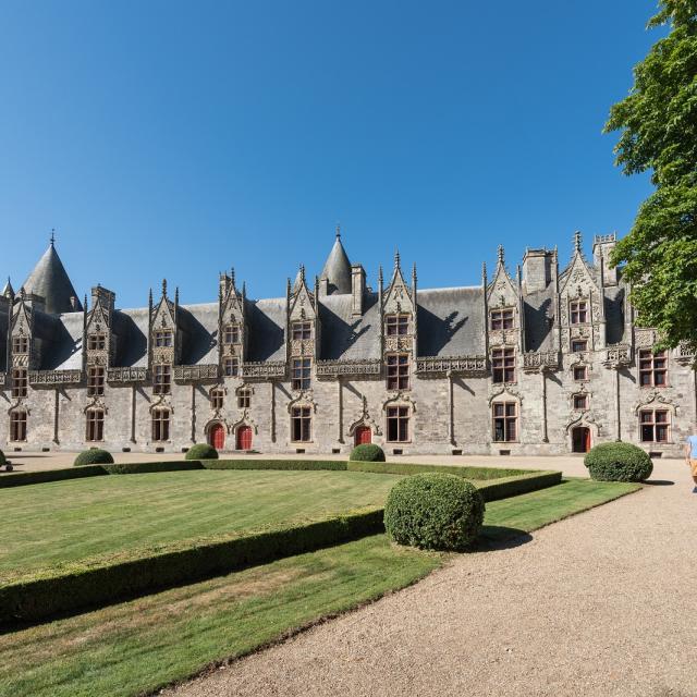 castello di Josselin, facciata rinascimentale