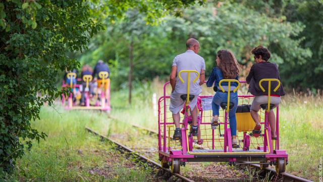 Estación de bici-ferrocarril de Médréac - Actividad de bici-ferrocarril