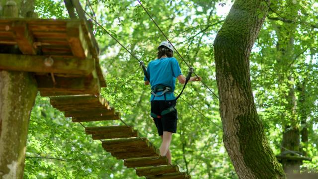 Roc aventure au Val d'oust