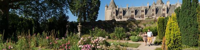 château de Josselin - rosaleda