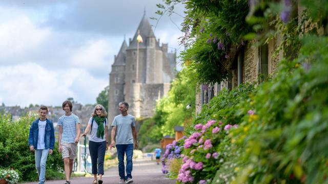 Josselin halage château