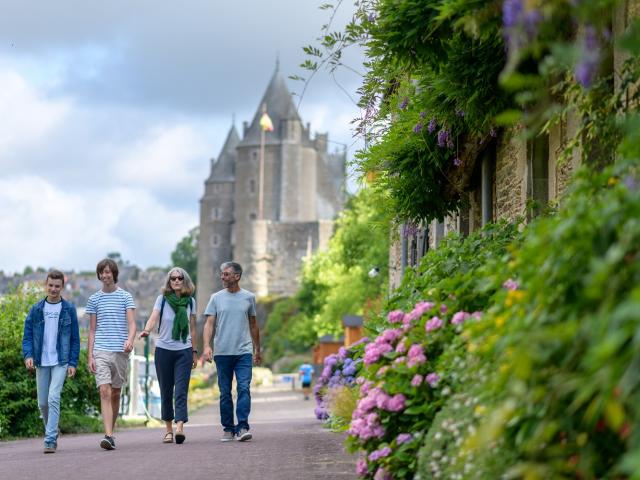 Josselin halage château