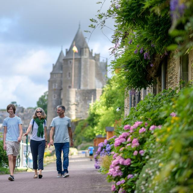 Josselin halage château