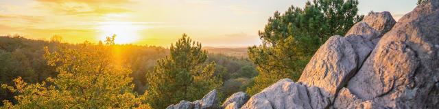 Sonnenuntergang im Val Sans Retour, dem Felsen der falschen Liebenden