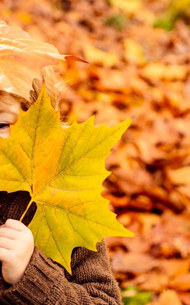 herfst familie kinderen