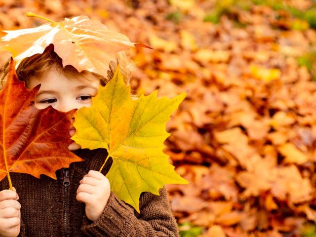 herfst familie kinderen