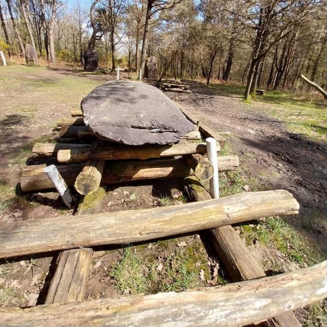 Verwijderen Menhir Morbihan Monteneuf