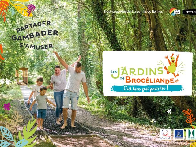 Visuel general des Jardins de Brocéliande 2025