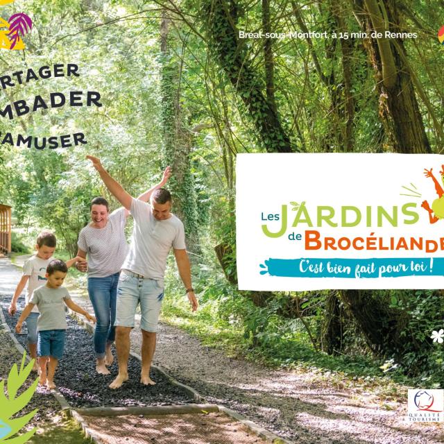 Visuel general des Jardins de Brocéliande 2025